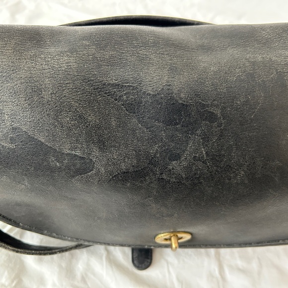 Coach Black Crossbody Bag with Gold Accents - Picture 3 of 5